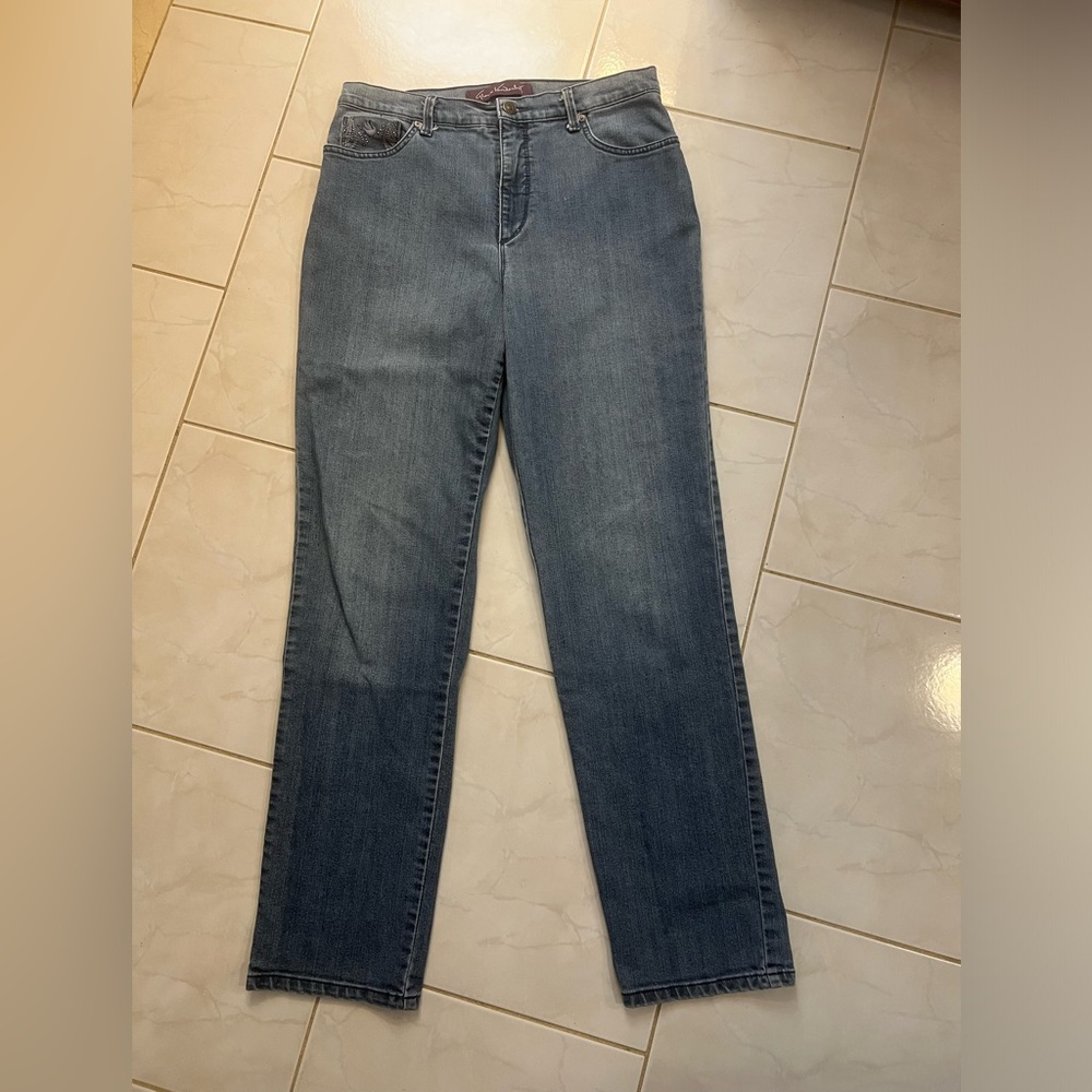 Gloria Vanderbilt Women’s Blue Denim Amanda 5 Pocket Jeans